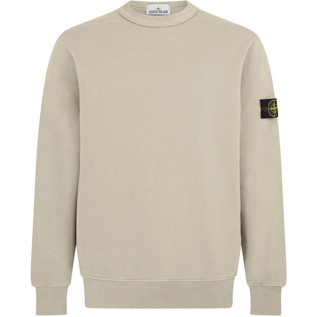 Stone Island Crew Neck Sweatshirt - Cream